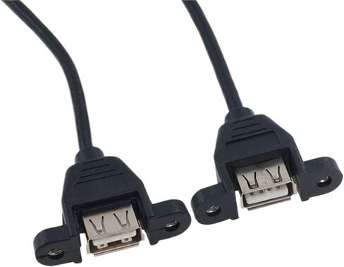 USB2.0 USB 3.0 Extension Cable Cable Male to Female Extender Data Sync no Screw Panel Mount Connector for PC Printer Hard Disk(USB 3.0 F-M 1.5m) in Kuwait