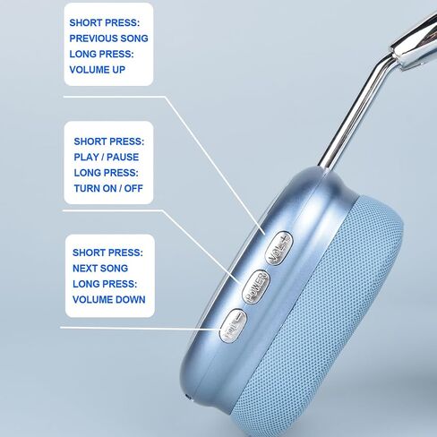 سماعات الرأس اللاسلكية الجديدة ، مكالمة واضحة Hifi ، ملائمة مع الرأس ، قابلة للطي ، قابلة للدوار ، قابلة للتمديد. متوافق مع الهواتف المحمولة وأجهزة الكمبيوتر و MP3 والأجهزة الأخرى. سماعات الرأس اللاسلكية (الأزرق) in Kuwait
