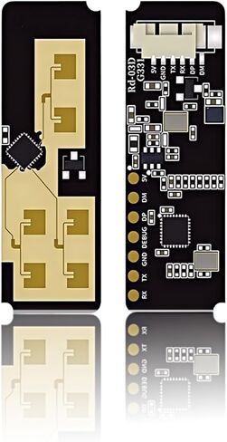RD-03D 24G RD-03 توضع مسار الحركة البشرية متعددة الهدفون وتتبع وحدة رادار التتبع ، مستشعر هوائي كهروضوئي PCB ، RD-03D MMWAVE RADAR ، تتبع دقيق (RD-03D الوحدة النمطية 1PC) in Saudi Arabia