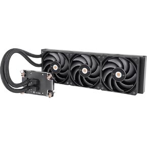 Thermaltake AW420 Liquid Cooler; Intel LGA 4677 - AMD sTR5/SP6; 420mm Raditator; 3x140mm 500~2000rpm PWM Toughfan Pro; Nickel-Plated Copper Block; Black; CL-W445-PL14BL-A