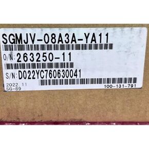 1pcs SGMJV-08A3A-YA11 New and Sealed in Box SGMJV08A3AYA11 1 Year Warranty