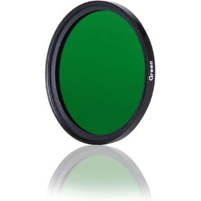 Colorful Filter Color FLD Orange Red Yellow Green Blue 30 49MM 52MM 55 58MM 62MM 67MM 72MM 77MM for Canon for Nikon for Sony DSLR Camera(30mm,Green)