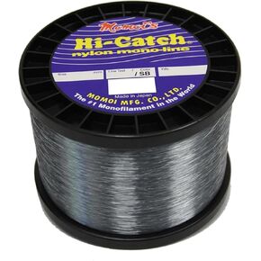 Momoi Hi-Catch 80-Pound 1500-Yard Clear White Line, 2-Pound Mono