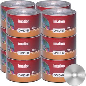 600 Pack Imation DVD-R 16X 4.7GB/120Min Branded Logo Blank Media Recordable Movie Data Disc