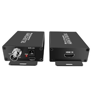 محول HDMI إلى SDI ، HDMI في SDI إخراج صوت تضمين الدعم HDMI1.3 ، 3G/ HD-SDI موسع الكشف عن تنسيق Auto لكاميرا مراقبة CCTV