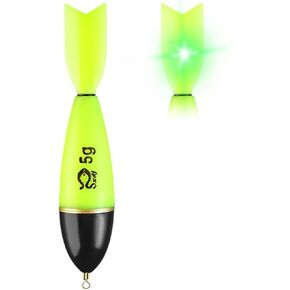 Fishing Bobbers Fishing Floats Weighted Slotted, Lighted Bobbers For Night Fishing, LED Luminous Rocket Ice Fishing Float, Long Cast Electric Float, Fishing Gear, Fishing Tackle