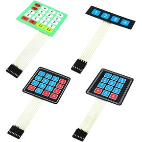 1 * 4 3 * 4 4 * 4 4 * 5 Array/Matrix Keyboard 16 Key Membrane Switch Keypad for 1X4 3X4 4X4 4X5