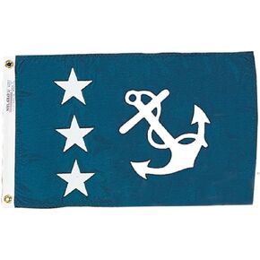 Nyl-Glo Past Commodore Flag-12 in. X 18 in.
