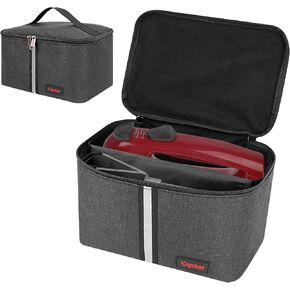 Hand Mixer Carrying Bag for KitchenAid Mixers - Compatible with 5/6/7/9 Ultra Power Speed Models, Travel Storage Box with Handle for Mixer Accessories (Case Only)-Dark Gray