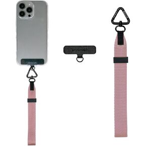 Smartish Phone Wristlet - Case Clinger - Universal iPhone Holder with Detachable Wrist Strap Loop with Phone Insert Unisex Gift for All Phone Cases iPhone, Galaxy, Pixel - Black Tie Affair
