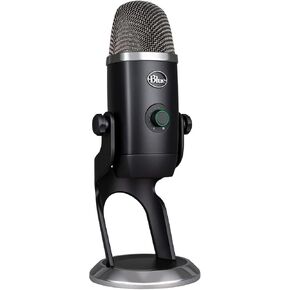Logitech for Creators Blue Yeti X USB Microphone for Gaming, Streaming, Podcasting, Twitch, YouTube, Discord, Recording for PC and Mac, 4 Polar Patterns, Plug & Play-Dark Grey (Renewed)