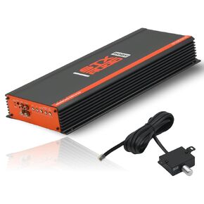 STX Audio Stx3000.1d 3000-watt Monoblock Class D ، 1 أوم مستقر ، 2000W RMS ، تصميم دائرة MOSFET ، مرشح تمرير منخفض لأنظمة صوت السيارة