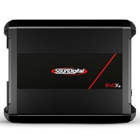 SounDigital EVOX2 3000.1-1 Ohms Monoblock 3000W RMS Bridged Power Car Amplifier (Renewed)