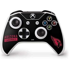 Skinit Decal Gaming Skin Compatible with Xbox One S Controller - Officially Licensed NFL Arizona Cardinals Black Performance Series Design