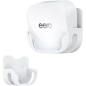 Wall Mount Holder for eero 7 Mesh Router & Extender – Secure Mounting Bracket with Cable Management for Dual-Band Wi-Fi 7 Routers & Smart Home Systems – Effortless Installation, Space-Saving (3 Pack)