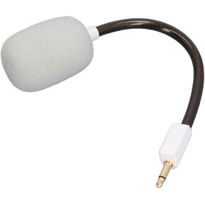 Mic Replacement for Razer BlackShark V2 BlackSharV2 Pro Gaming Headset, 3.5mm Noise Cancelling Game Boom Microphone for BlackShark V2 BlackSharV2 Pro (White)