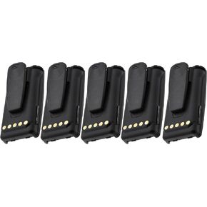 5 Pack New Upgrades Walkie-Talkie Battery Compatible with Harris 023406 Series P5300 Series P5400 Series P5500 Series P7300 Series XG-15P XG-25 XG-75 2900mAh