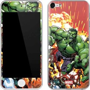 Skinit Decal MP3 Player Skin Compatible with iPod Touch (5th Gen&2012) - Officially Licensed Marvel Enraged Hulk Design