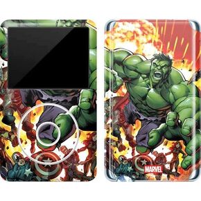 Skinit Decal MP3 Player Skin Compatible with iPod Classic (6th Gen) 80GB - Officially Licensed Marvel Enraged Hulk Design