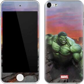 Skinit Decal MP3 Player Skin Compatible with iPod Touch (6th Gen 2015) - Officially Licensed Marvel Hulk Green Goliath Design