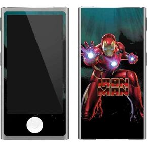 Skinit MECAL MP3 Player Skin متوافق مع iPod Nano (7th Gen & 2012) - Marvel Iron Man Respulsor Design