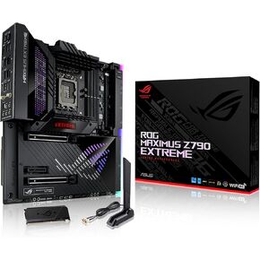 ASUS ROG Maximus Z790 Extreme WiFi 6E LGA 1700(Intel®12th&13th Gen) EATX Gaming Motherboard (PCIe 5.0,DDR5,25power Stages,5X M.2,10&2.5Gb LAN,2xThunderbolt 4,USB 3.2 Gen 2x2 with Quick Charge 4+)