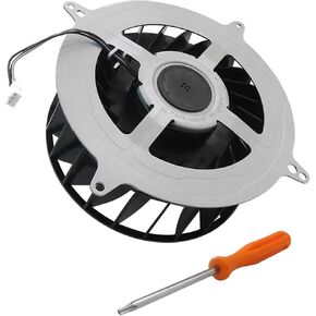 Internal Cooling Fan Replacement for Sony Playstation 5 PS5 Fan 23 Blades Fan 12047GA-12M-WB-01 and 17 Blades Fan G12L12MS1AH-56J14, with T8 Screwdriver