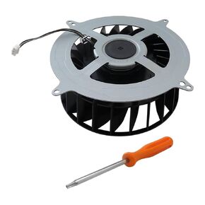 New Replacement of Internal Cooling Fan for Sony PlayStation 5 PS5 Series Fan 12047GA-12M-WB-01 12V 2.4A 23 Blades Fan General 17 Blades G12L12MS1AH-56J14 Fan (with Opening Tool) by Huoptl