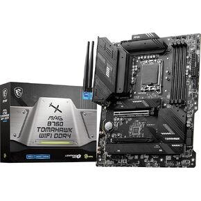 MSI MAG B760 Tomahawk WiFi DDR4 Gaming Motherboard (Supports 12th/13th Gen Intel Processors, LGA 1700, DDR4, PCIe 5.0, M.2, 2.5Gbps LAN, USB 3.2 Gen2, Wi-Fi 6E, ATX) (Renewed)
