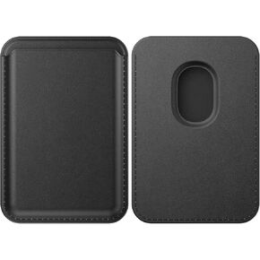 Vancle MagSafe Wallet - Magnetic Wallet Cell Phone Card Holder for iPhone 16 Series, RFID Leather Wallet Stick on Series of iPhone 15 14 13 12 Plus/Pro/Pro max & Devices