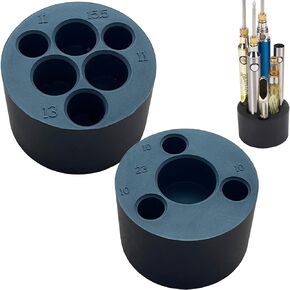 Silicone Desk Stand Holder with Sticky and Stretchable Holes for Holding Various 5IO Pen Battery and E-go Pen Battery (Black)