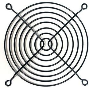 140mm Wire Fan Grill - Black - 10 Pack
