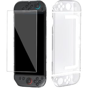 حالة واضحة قابلة للرسو للتبديل 2 (2025) مع 7.9 '' 'شاشة شاشة الزجاج حامي kaiplayhorizon حالة الواقية CASE CASE SOLE