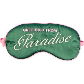 ban.do Getaway Eye Mask with Adjustable Strap, Happy Place in Saudi Arabia