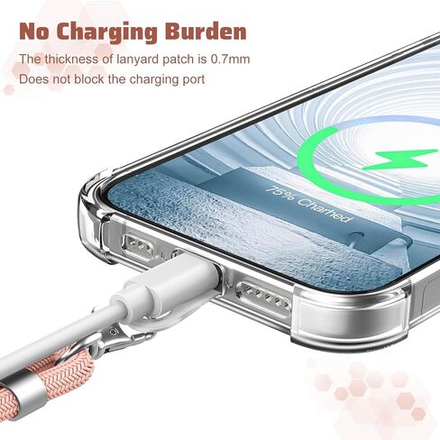 Meliya 2xphone Lanyard & Patches وحزام رقبة قابل للتعديل ، شبل تصحيح متعدد الوظائف للهاتف الخليوي لمعظم الهواتف الذكية in Saudi Arabia