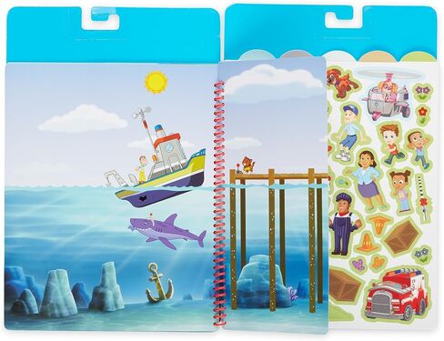 Melissa & Doug Blue's Clues & You! Restickable Stickers Pad - Places Blue Loves in Saudi Arabia