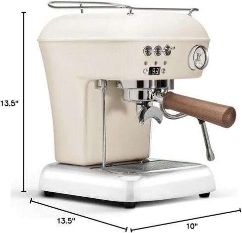 Ascaso Dream PID, Programmable Home Espresso Machine w/Volumetric Controls, 120V (Sun Yellow) in Saudi Arabia