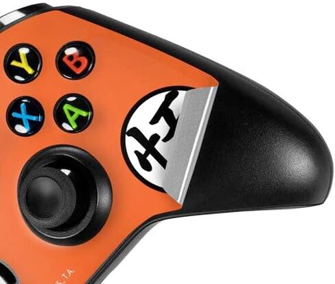 Skinit Decal Gaming Skin Compatible with Xbox One S Controller - Officially Licensed Dragon Ball Z Goku Iconic Kanji Symbol Design in Kuwait