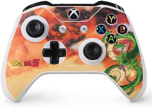 Skinit Decal Gaming Skin Compatible with Xbox One S Controller - Officially Licensed Dragon Ball Z Goku Iconic Kanji Symbol Design in Kuwait
