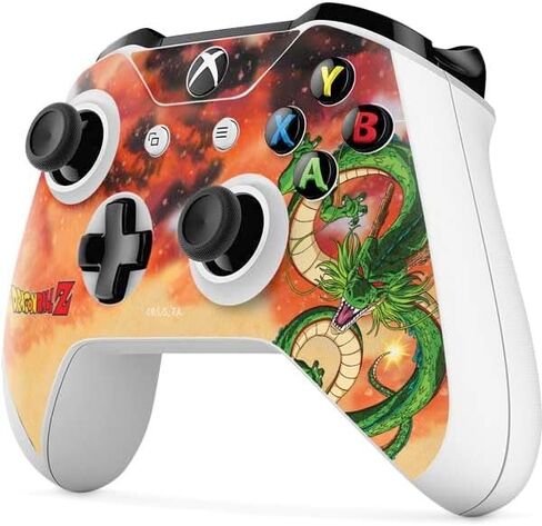 Skinit Decal Gaming Skin Compatible with Xbox One S Controller - Officially Licensed Dragon Ball Z Goku Iconic Kanji Symbol Design in Kuwait