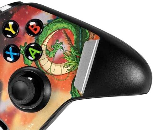 Skinit Decal Gaming Skin Compatible with Xbox One S Controller - Officially Licensed Dragon Ball Z Goku Iconic Kanji Symbol Design in Kuwait