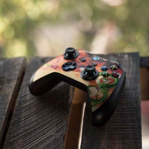 Skinit Decal Gaming Skin Compatible with Xbox One S Controller - Officially Licensed Dragon Ball Z Goku Iconic Kanji Symbol Design in Kuwait