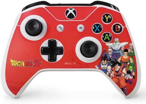 Skinit Decal Gaming Skin Compatible with Xbox One S Controller - Officially Licensed Dragon Ball Z Goku Iconic Kanji Symbol Design in Kuwait