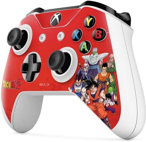 Skinit Decal Gaming Skin Compatible with Xbox One S Controller - Officially Licensed Dragon Ball Z Goku Iconic Kanji Symbol Design in Kuwait