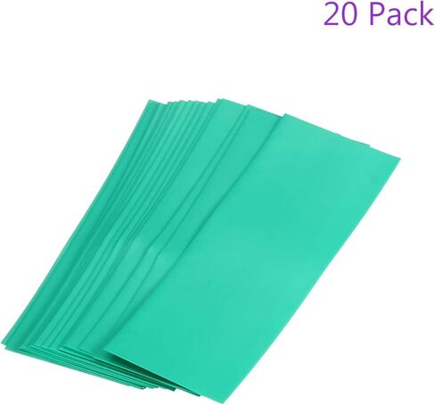 DMiotech 20 قطعة 29.5 مم مسطحة 72 مم أكمام البطارية PVC يلتف أنابيب الانكماش الحراري لبطارية 18650 باللون الأرجواني in Kuwait