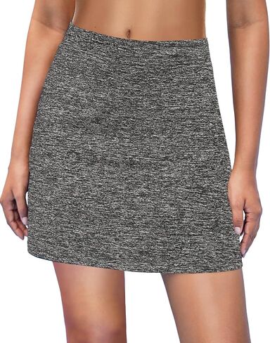 Ekouaer Skort Golf Skirts for Women Tennis Athletic Skirt Inner Shorts Pocket Floral Running Workout Sports Skorts,Hot Pink Print XXL in Saudi Arabia