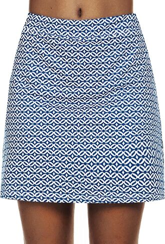 Ekouaer Skort Golf Skirts for Women Tennis Athletic Skirt Inner Shorts Pocket Floral Running Workout Sports Skorts,Hot Pink Print XXL in Saudi Arabia