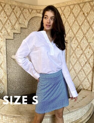 Ekouaer Skort Golf Skirts for Women Tennis Athletic Skirt Inner Shorts Pocket Floral Running Workout Sports Skorts,Hot Pink Print XXL in Saudi Arabia