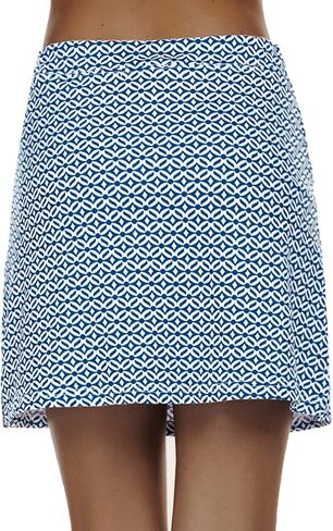 Ekouaer Skort Golf Skirts for Women Tennis Athletic Skirt Inner Shorts Pocket Floral Running Workout Sports Skorts,Hot Pink Print XXL in Saudi Arabia