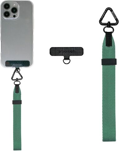 Smartish Phone Wristlet - Case Clinger - Universal iPhone Holder with Detachable Wrist Strap Loop with Phone Insert Unisex Gift for All Phone Cases iPhone, Galaxy, Pixel - Black Tie Affair in Saudi Arabia
